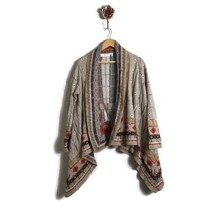 Anthropologie Sparrow Promises to Keep Open Front Cardigan Medium
